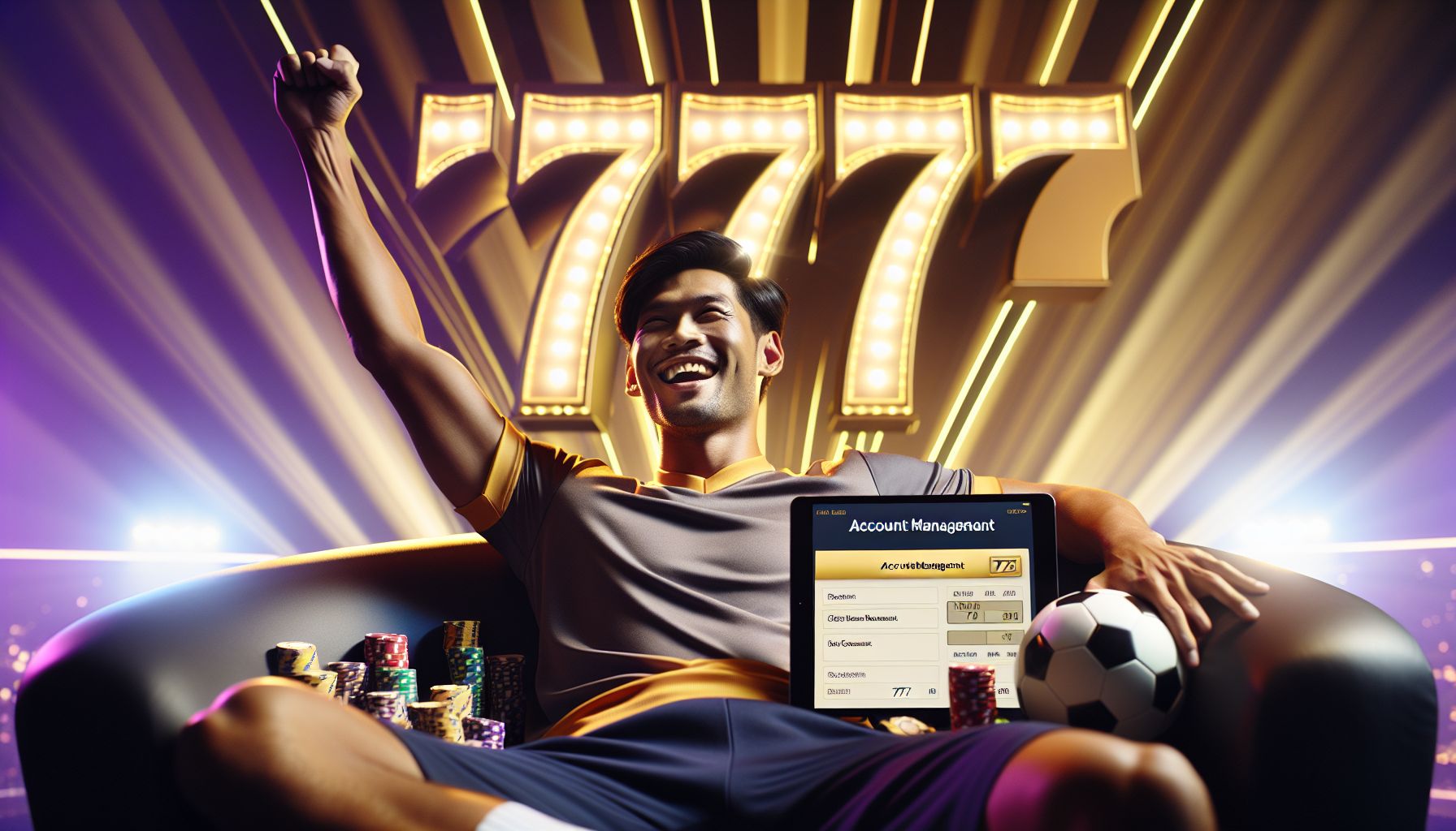 Happy player in Bangladesh returning to 7Z777 after logging in successfully